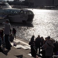 зайчики на реке :: Олег Лукьянов