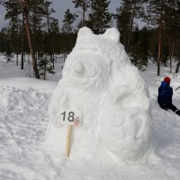 На фестивале снежных скульптур :: Ольга 