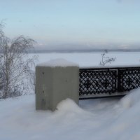 Вид на берег в феврале :: Ирина АЛЕКСАндрович