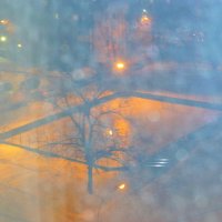 Вид из окна, вечер, снег :: Raduzka (Надежда Веркина)
