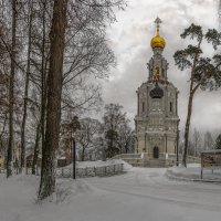 Церковь в Троице-Лыкове :: Борис Гольдберг