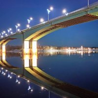 Октябрьский мост в городе Ярославль :: Наталия Смирнова 