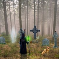 Ведьма на Кладбище ( The Witch in the Cemetery ) :: Свечение Язычество