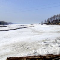 Река  Раздельная  впадает  в  Обь . :: Мила Бовкун