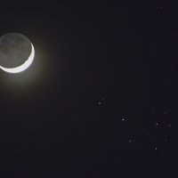 Луна в «Плеядах» :: Сеня Белгородский