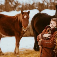 Фотосессия Кричев 2024 зима Образцовый ансамбль народной песни "Ващилки" :: Евгений Третьяков