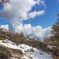 Ильменский хребет. Апрель. Миасс, Машгородок. :: Алексей Трухин