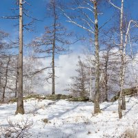 Ильменский хребет. Апрель. Миасс, Машгородок. :: Алексей Трухин