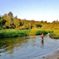 На речке Свинцовке  вечером. :: Восковых Анна Васильевна 