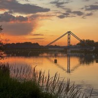 Город Бронницы, мост через реку Москва :: Наташа Королева