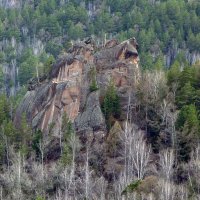 Красноярские столбы. Вид со смотровой площадки Бобрового лога :: Gen 