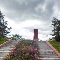 Село Верхнеармянское Лоо. Памятник погибшим в Великую Отечественную войну односельчанам :: Gen 