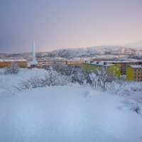 Городок затерянный в снегах.. :: Ольга 