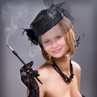 девушка с сигаретой :: Grabilovka Калиниченко