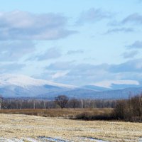 Пейзаж, конец ноября, предгорья Сихотэ-Алинь :: Виктор Алеветдинов