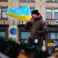 Майдан в Киеве.2 декабря.На баррикадах. :: Tanya Temyaya 