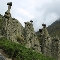 Каменные грибы на реке Чулышман. Горный Алтай. :: Наталья Карышева