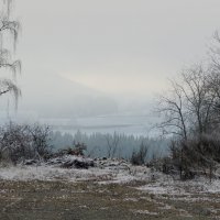 Туманное утро в Норвегии :: Екатерина Цунска