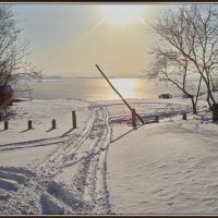 Море в снегу. :: Евгений Поляков