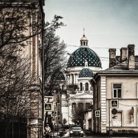 Вид Троицкого собора с Якобштадтского переулка. :: Vladimir Kraft