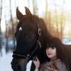 девушка и лошадь :: Дмитрий Разин