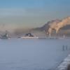 Туман над замерзшей Невой. :: Александр 