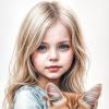 Портрет девочки с котёнком :: Анатолий Клепешнёв
