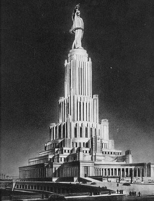 Сталинский план реконструкции Москвы 1935 год.