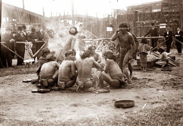 Представление туземцев на Кони Айленд, 1905 год.