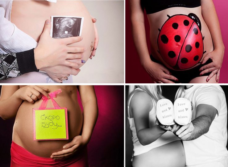 Идеи для фотосессии беременных - спорные идеи съемки