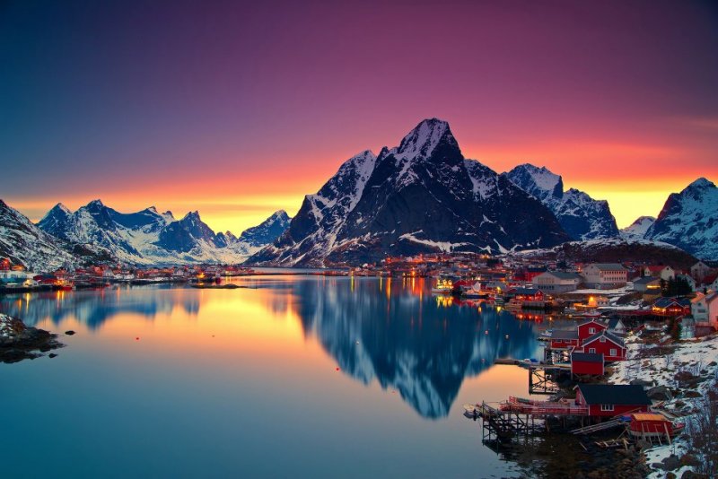 Роскошные пейзажи Норвегии - №12