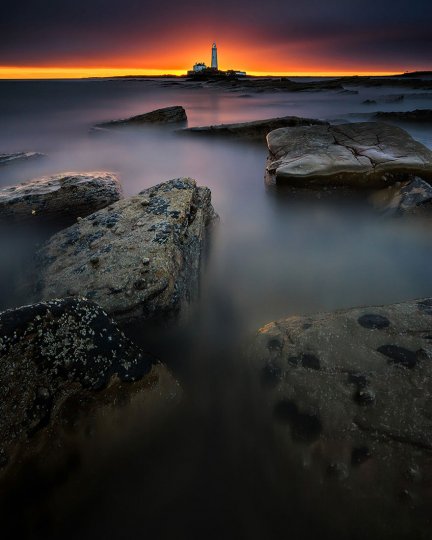 Маяк Святой Марии, остров Бэйт, залив Уитли, Англия. Фото: Стивен Валден