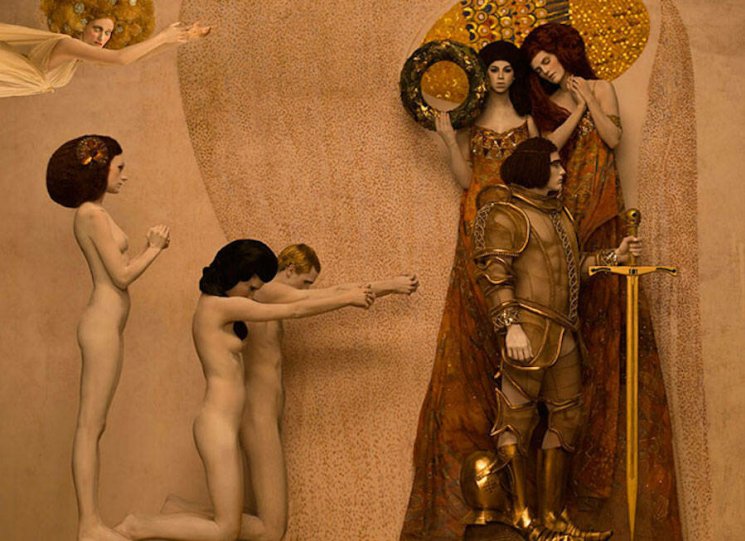 Модели воссоздают картины Гюстава Климта - №8