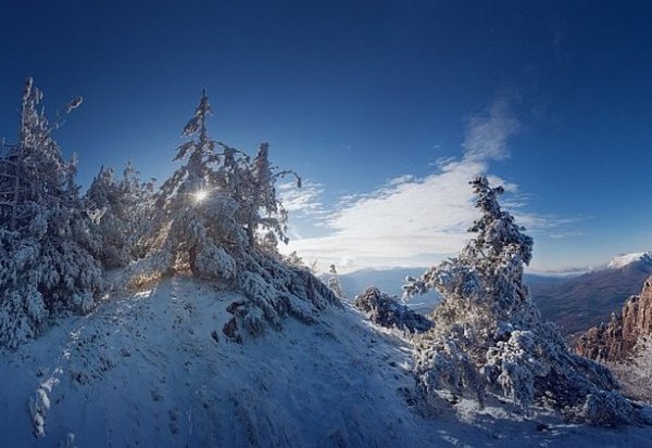 Зимние фото пейзажи из Крыма - №20