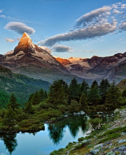 Лучшие фото Альпийских гор Маттерхорн - №3