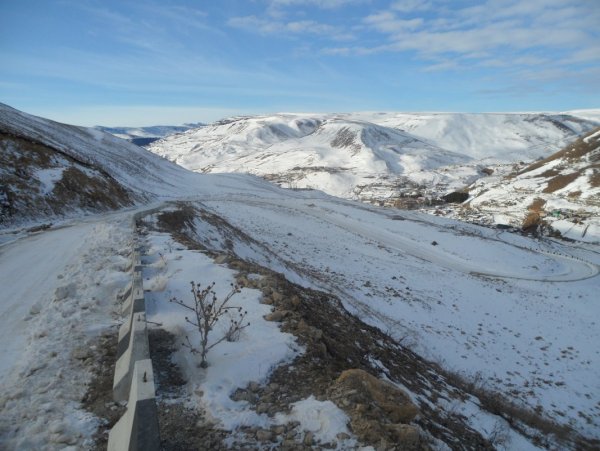 Дорога на плато Шаджатмаз