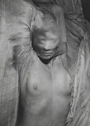 Эрвин Блюменфельд. Обнаженная под влажным шелком. Париж. 1937. Швейцария, частная кол