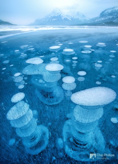 Красота природы - Замороженное озеро Авраам