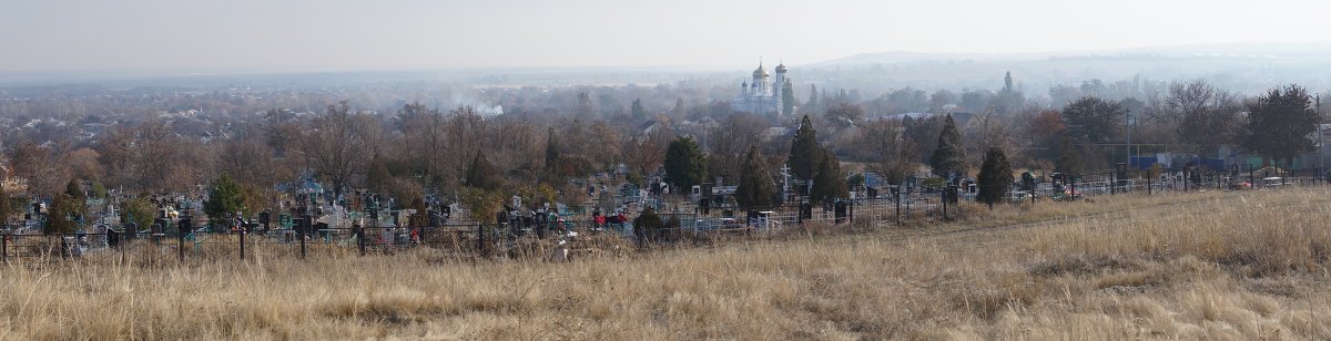 Осень, вид на поселок Гундоровка - Svetlana Shalatonova