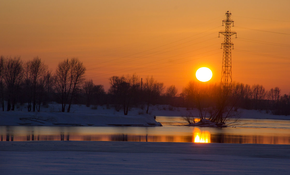 Зимний закат - Станислав 