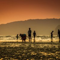 Таиланд, сбор крабов на отливе :: Татьяна Бральнина