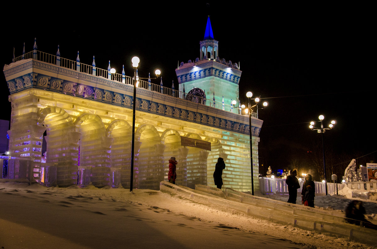 Любимый город.Ледовый городок. - Татьяна Титова