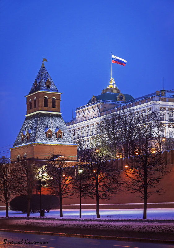 Москва. Большой Кремлёвский дворец. - Вячеслав Касаткин