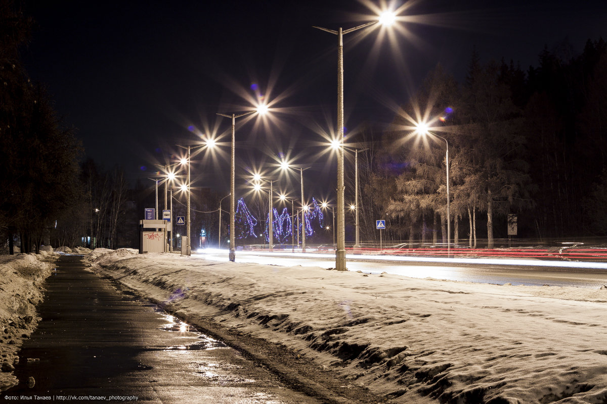 Ночной Академгородок - Илья Танаев