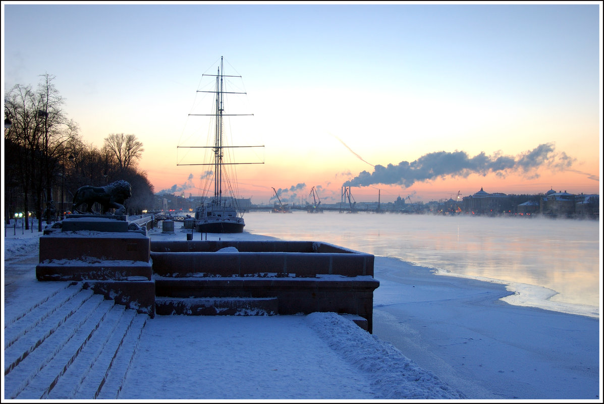 Морозный вечер *** Frosty evening - Александр Борисов