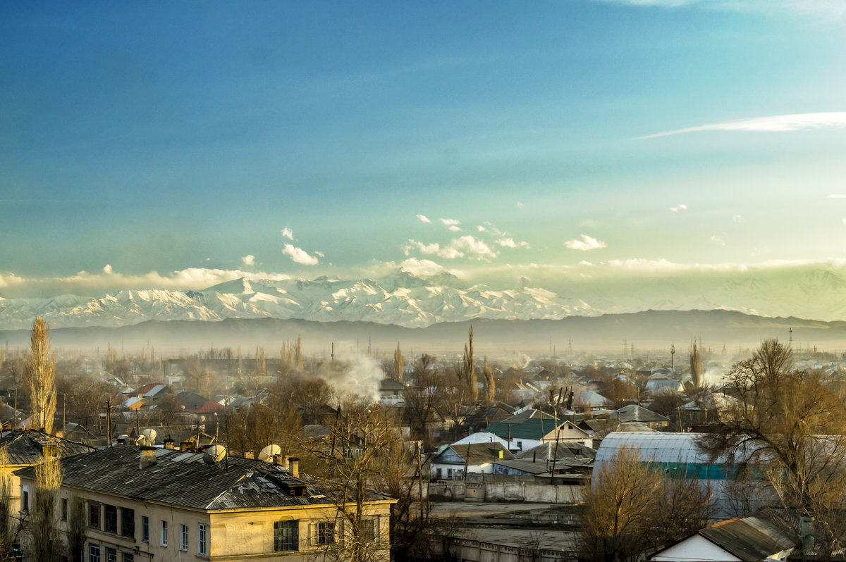 дым над городом (закат) - Дмитрий Потапкин