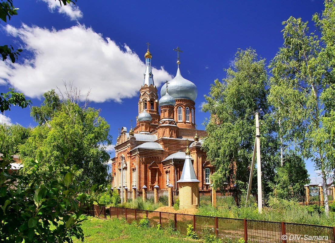 Храм Архистратига Божия Михаила (1914 г.) в с. Виловатое Самарской Губернии - Денис Кораблёв