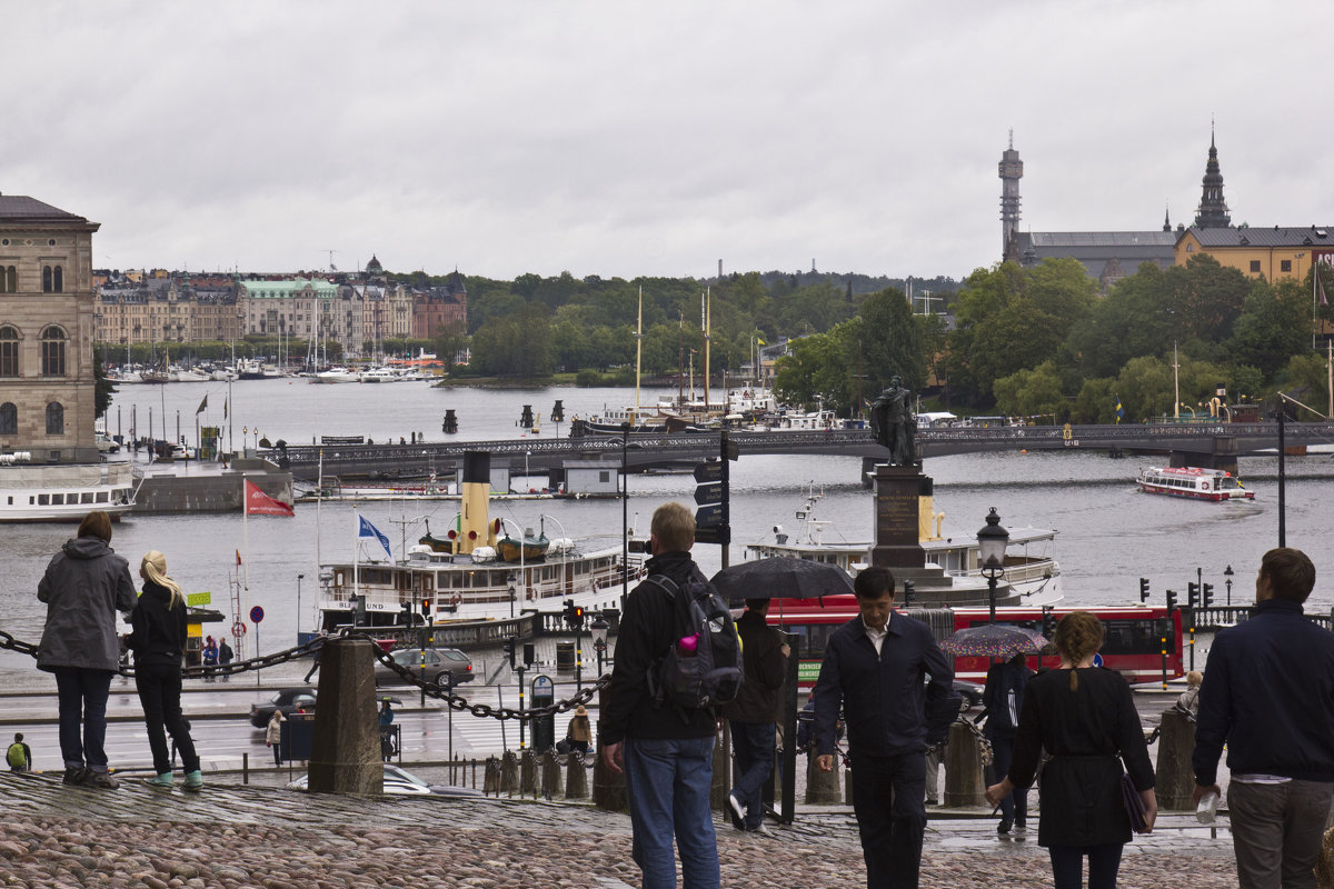 Вид с площади Stortorget - Александр Рябчиков