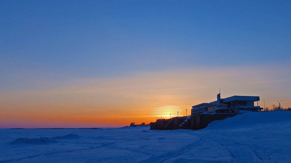 Зима, вечер, Амур. - Сергей Щелкунов Зима, вечер, Амур. - Сергей Щелкунов