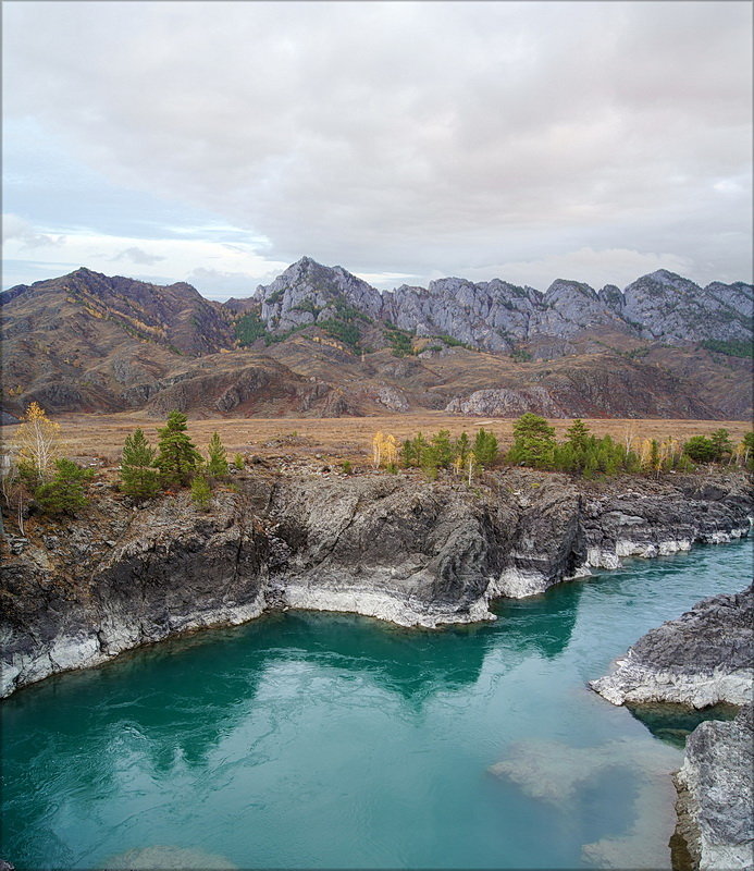 Катунь. У Ороктойского моста - Виктор Четошников Катунь. У Ороктойского моста - Виктор Четошников